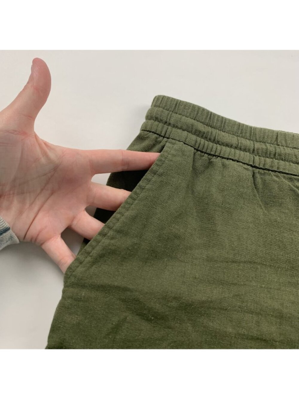 Old Navy Hunter Pines Linen Blend Pull On Shorts XL - Picture 2 of 5